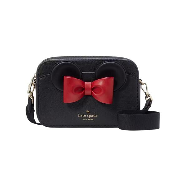 Kate Spade Minnie Mouse Red Bow Mini Camera Bag Crossbody Bag - Picture 1 of 8